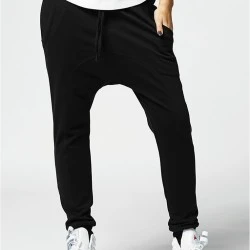 Дамско долнище в черен цвят Urban Classics Sarouel