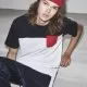 Мъжка тениска Urban Classics whitenavyfire red, Тениски - Hoodstyle.bg