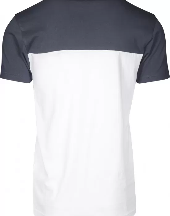 Мъжка тениска Urban Classics whitenavyfire red, Тениски - Hoodstyle.bg