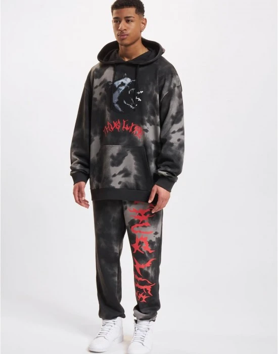 Суичър Thug Life Sky Hoodies black/grey XXL