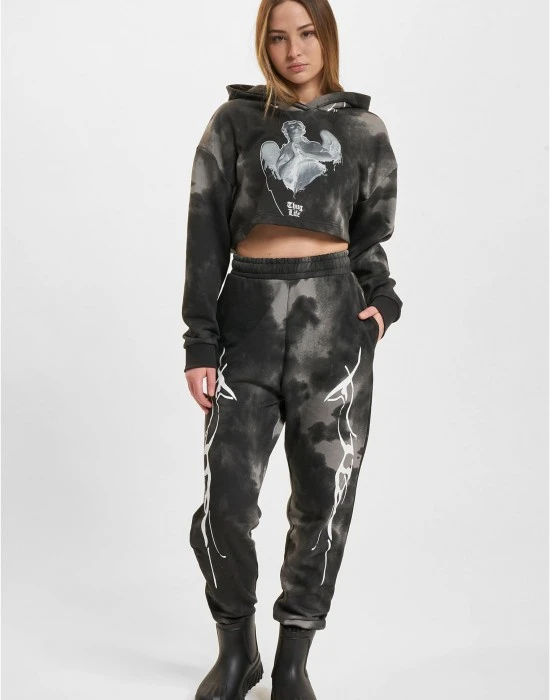 Суичър Thug Life Sky Hoodies black/grey XS