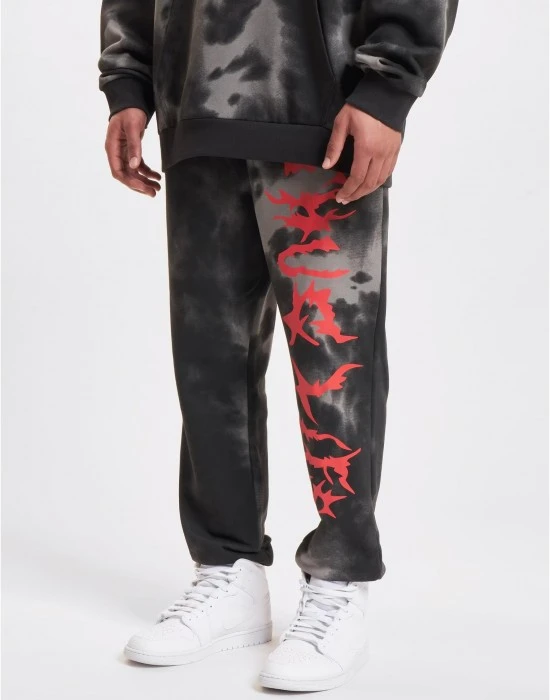 Долнище Thug Life Sky Jogginghosen black/grey XXL