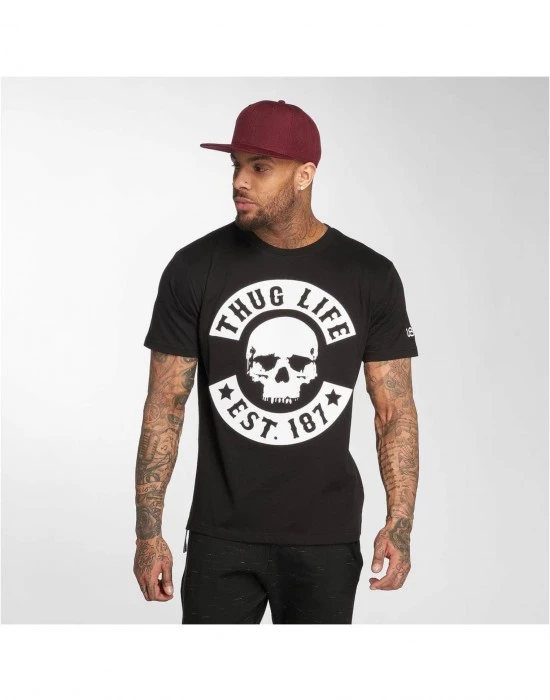 Тениска Thug Life B.Skull T-Shirt black XXL