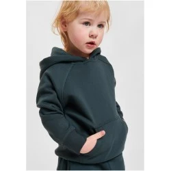 Boys Blank Hoody bottlegreen 158/164