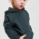 Boys Blank Hoody bottlegreen 158/164