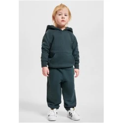 Boys Blank Hoody bottlegreen 158/164