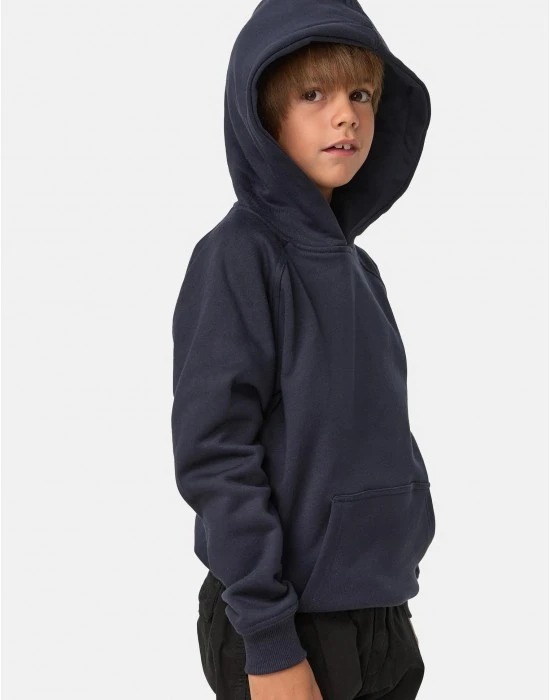 Boys Blank Hoody navy 158/164