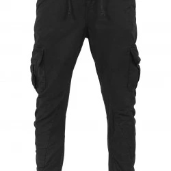 Детски карго панталони в черен цвят Urban Classics Cargo Jogging 