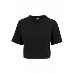 Детска къса тениска в черен цвят Urban Classics