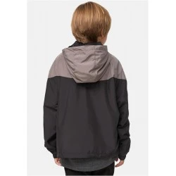 Boys 2-Tone Tech Windrunner asphalt/black 158/164