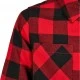 Boys Checked Flanell Shirt black/red 158/164