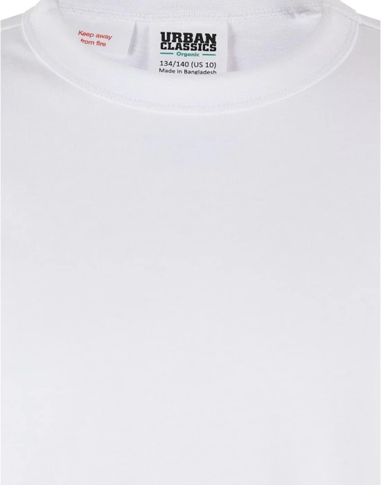 Тениска за момчета Boys Organic Basic Tee white 158/164