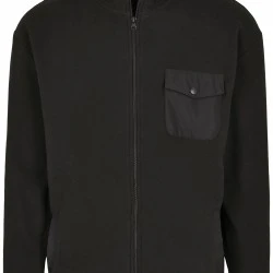 Детско спортно преходно яке Urban Classics в черен цвят