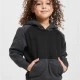 Boys 2-Tone Fake Raglan Hoody black/charcoal 158/164