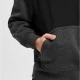 Boys 2-Tone Fake Raglan Hoody black/charcoal 158/164
