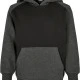 Boys 2-Tone Fake Raglan Hoody black/charcoal 158/164