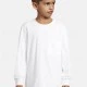 Boys Heavy Oversized Pocket Longsleeve white 158/164