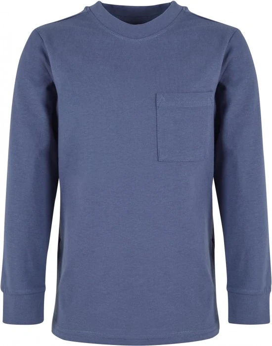 Boys Heavy Oversized Pocket Longsleeve vintageblue 158/164
