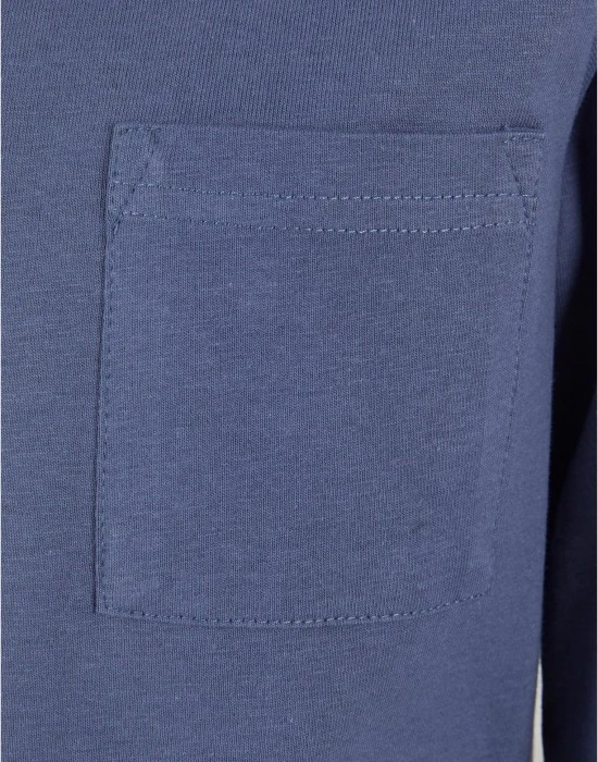 Boys Heavy Oversized Pocket Longsleeve vintageblue 158/164