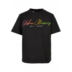 Тениска за момчета Boys Script Logo Tee black 158/164