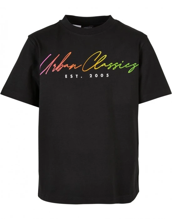 Тениска за момчета Boys Script Logo Tee black 158/164