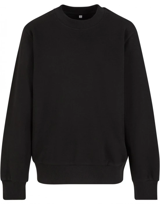 Boys Light Terry Crew black 158/164