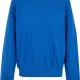 Boys Light Terry Crew royal 158/164
