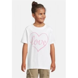 2 Броя Тениски T-Shirt 2 Pack - kurzarm - Love Heart & Flying Butterfly white+marshmallow 158/164