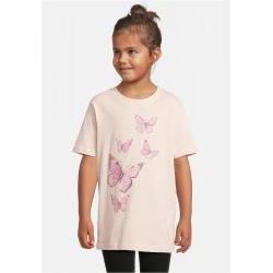 2 Броя Тениски T-Shirt 2 Pack - kurzarm - Love Heart & Flying Butterfly white+marshmallow 158/164