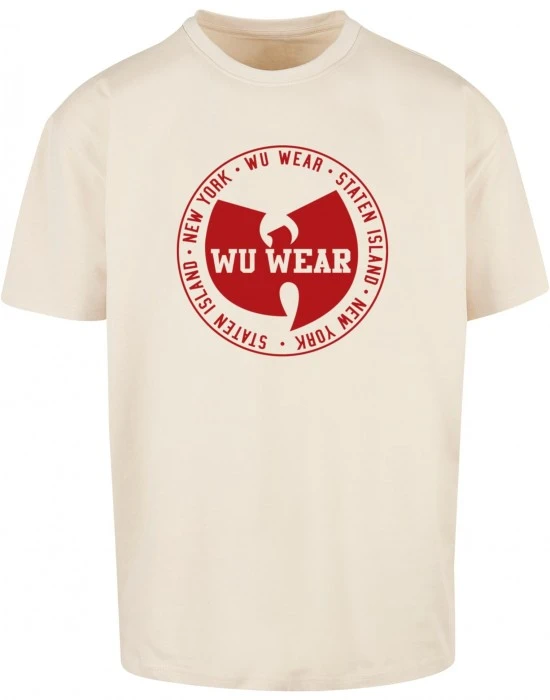 Мъжка тениска WU Wear Circle Logo Oversize, Овърсайз - Hoodstyle.bg