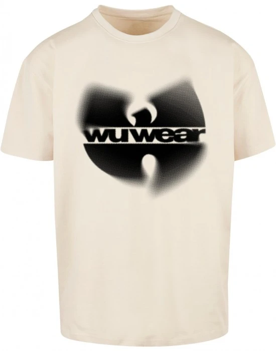 Мъжка овърсайз тениска WU Wear Faded Logo, Тениски - Hoodstyle.bg