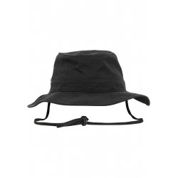Шапка идиотка с връзка в черен цвят Angler Hat 