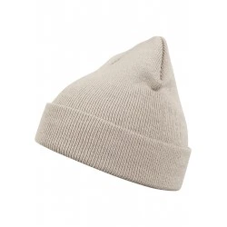 Бийни шапка в светлосив цвят MSTRDS Beanie Basic Flap lightgrey 