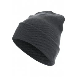 Бийни шапка в тъмносив цвят MSTRDS Beanie Basic Flap Long Version h.grey 