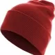 Бийни шапка в червен цвят MSTRDS Beanie Basic Flap Long Version, Шапки бийнита - Hoodstyle.bg