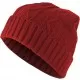 Бийни шапка в червен цвят MSTRDS Beanie Cable Flap, Шапки бийнита - Hoodstyle.bg