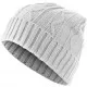 Бийни шапка в бял цвят MSTRDS Beanie Cable Flap, Шапки бийнита - Hoodstyle.bg