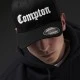 Черна шапка с козирка Flexfit Compton, Шапки с козирка - Hoodstyle.bg