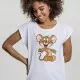 Дамска бяла тениска Merchcode Tom & Jerry Mouse, Тениски - Hoodstyle.bg