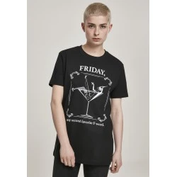 Дамска тениска Mister Tee F-Word в черен цвят