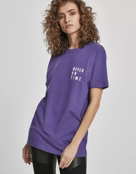 Дамска тениска Mister Tee Never On Time, Тениски - Hoodstyle.bg