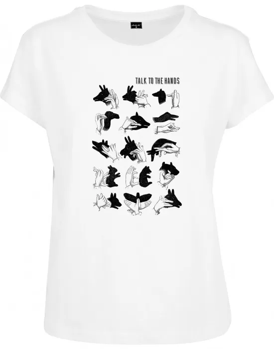 Дамска тениска Mister Tee Talk To The Hand, Тениски - Hoodstyle.bg