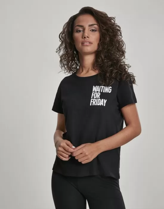 Дамска тениска Mister Tee Waiting For Friday, Тениски - Hoodstyle.bg