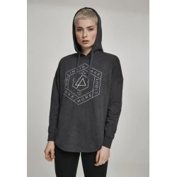 Дамски сив суичър MERCHCODE Linkin Park OML