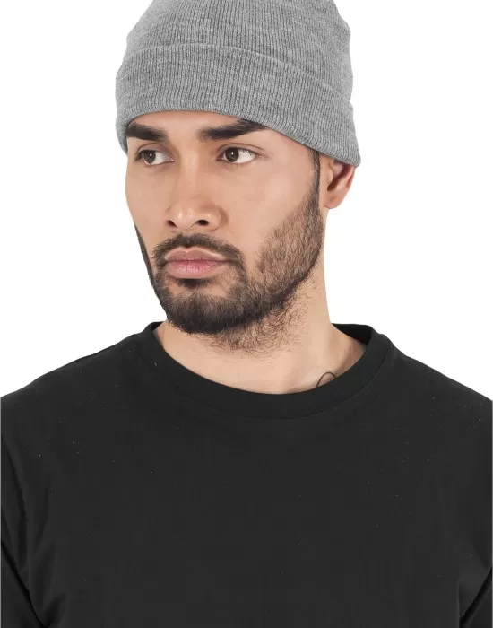 Шапка бийни в сив цвят Heavyweight Beanie, Шапки бийнита - Hoodstyle.bg