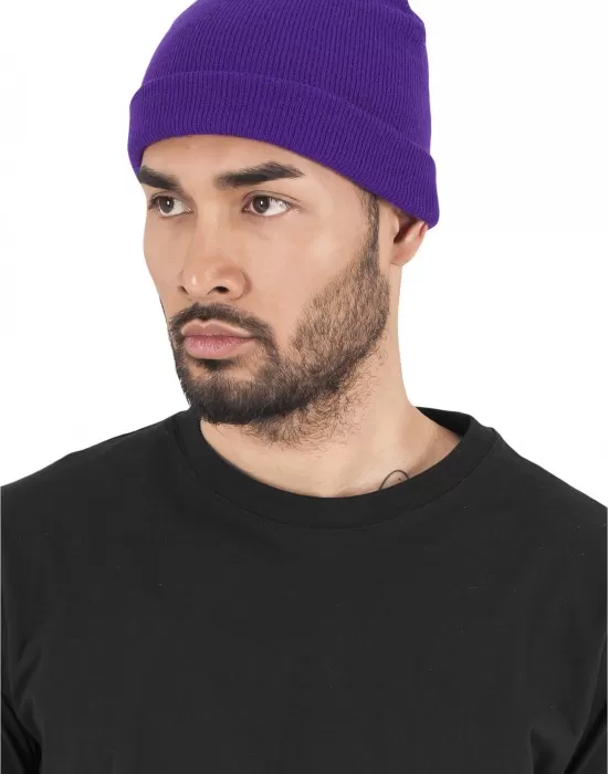 Шапка бийни в лилав цвят Heavyweight Beanie, Шапки бийнита - Hoodstyle.bg