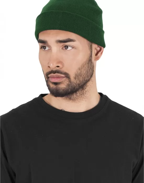 Шапка бийни в тъмнозелен цвят Heavyweight Beanie, Шапки бийнита - Hoodstyle.bg