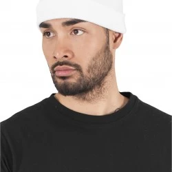 Шапка бийни в бял цвят Heavyweight Beanie