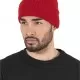 Шапка бийни в червен цвят Heavyweight Long Beanie, Шапки бийнита - Hoodstyle.bg