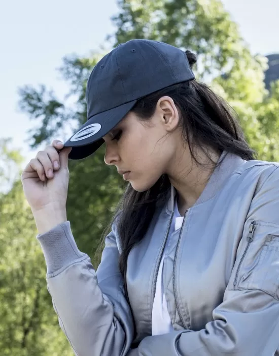 Шапка с козирка в тъмносин цвят Low Profile Cotton Twill, Шапки с козирка - Hoodstyle.bg